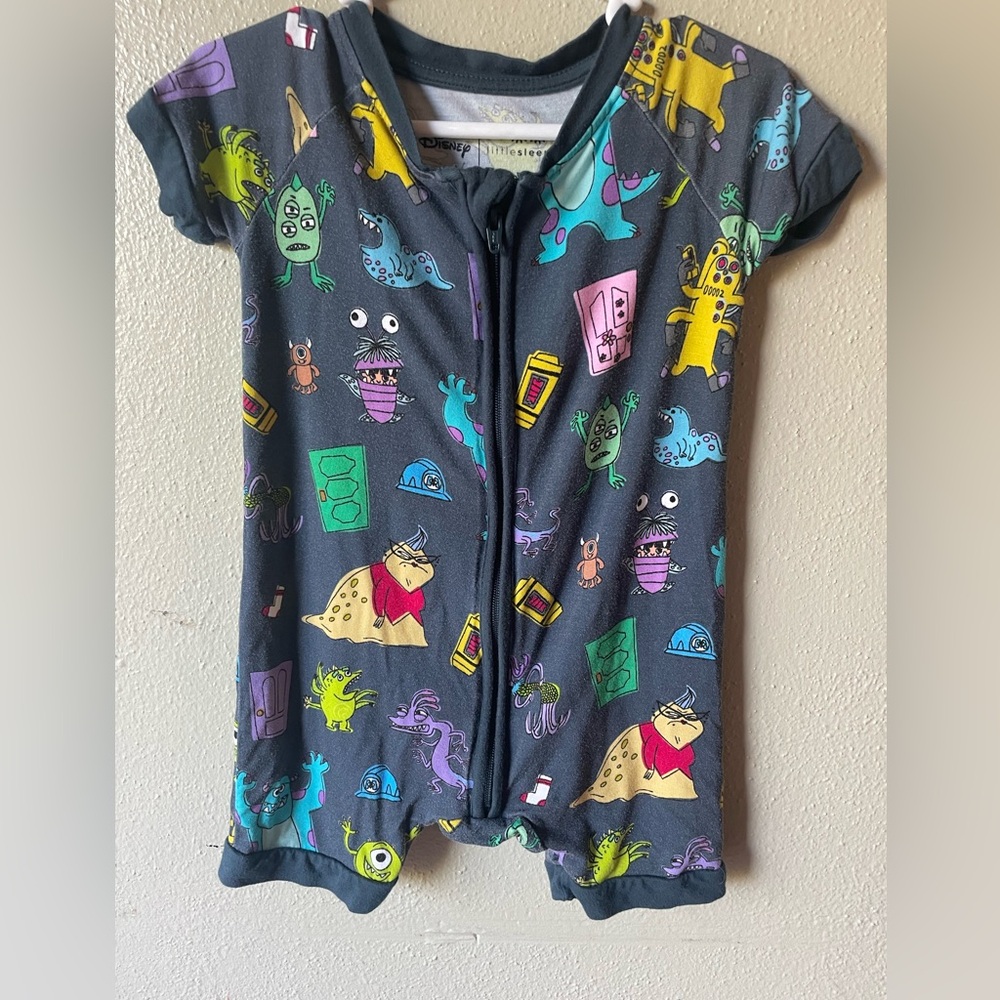 Little Sleepies Monsters Inc Shorty 6-12